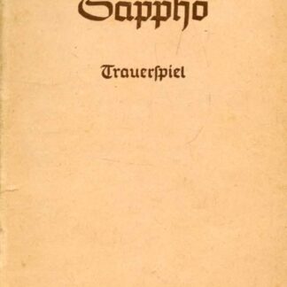 Sappho - Trauerspiel [1937] - Franz Grillparzer