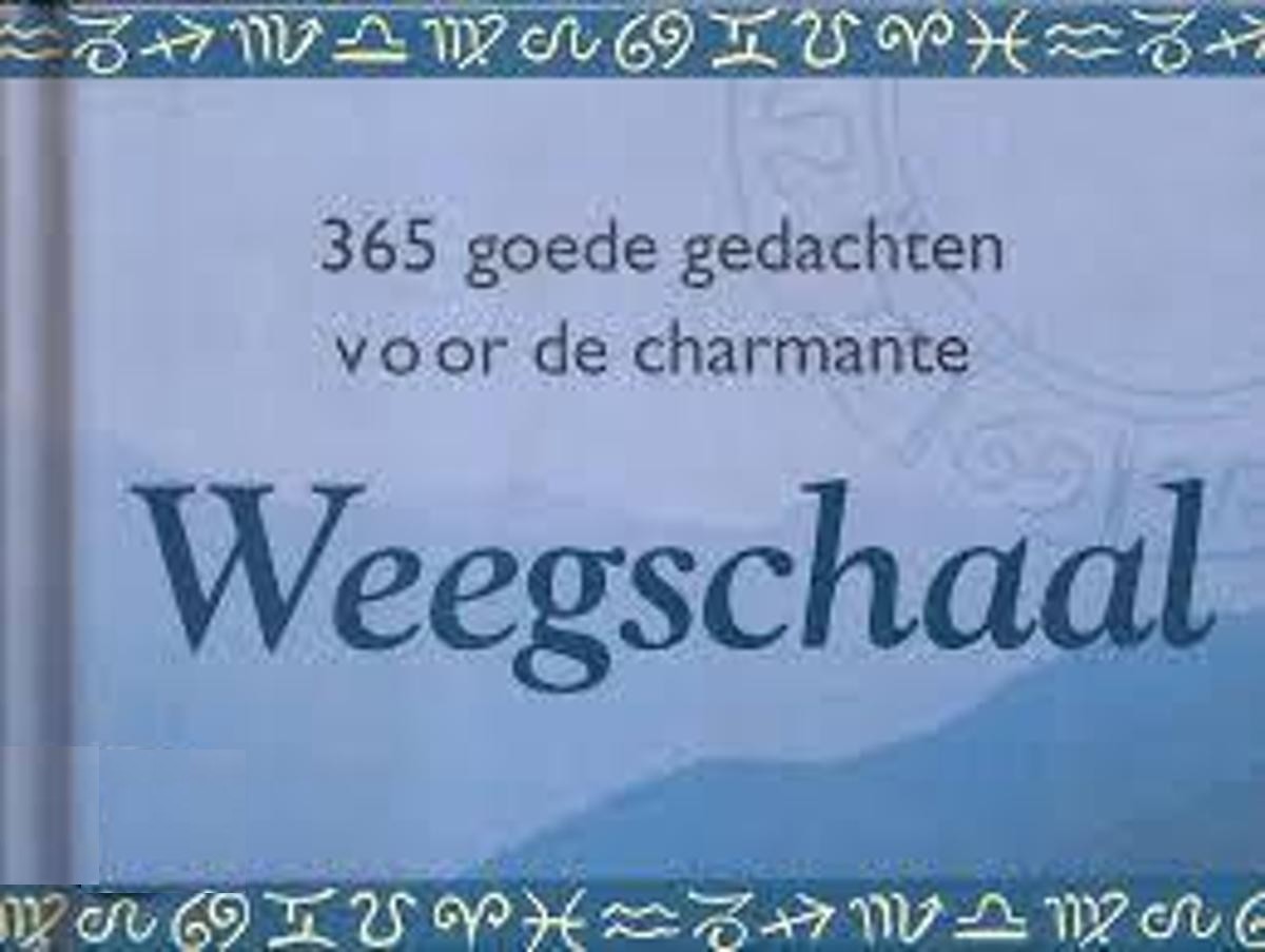 Weegschaal 365 goede gedachten voor de charmante Weegschaal