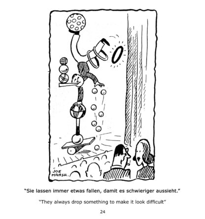 Jongleur/ Juggler Cartoons - Afbeelding 3