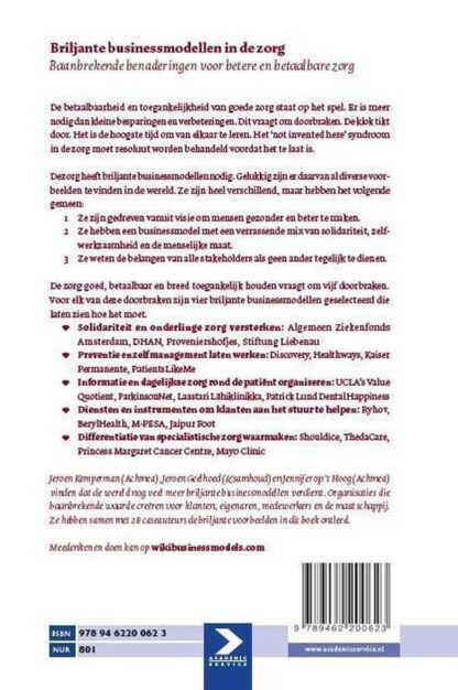 Briljante Business-modellen in de Zorg - Afbeelding 2