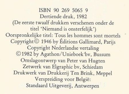 Alle mensen zijn sterfelijk Alle mensen zijn sterfelijk - Afbeelding 2