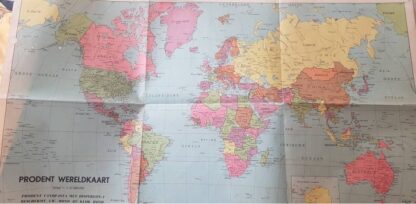 oude Wereldkaart uit circa 1959 - Afbeelding 2