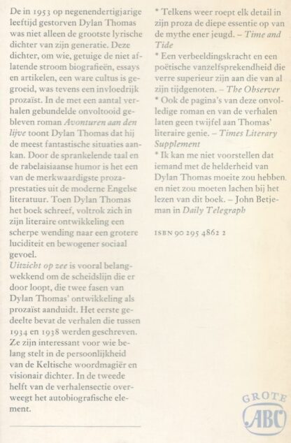 Avonturen aan den Lijve Uitzicht op Zee - Dylan Thomas