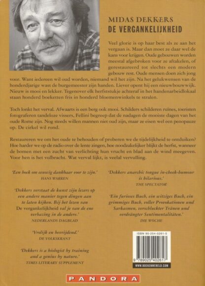 De Vergankelijkheid - Midas Dekkers 9789025402617