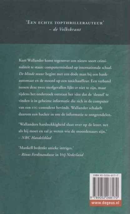 De Blinde Muur - Henning Mankell