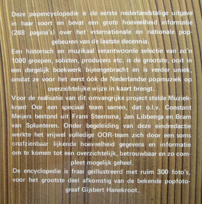 Oor's POP Encyclopedie 1e Editie (1977) Oor's POP Encyclopedie 1e Editie (1977) - Afbeelding 6