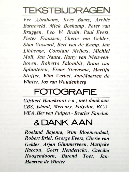 Oor's POP Encyclopedie 1e Editie (1977) Oor's POP Encyclopedie 1e Editie (1977) - Afbeelding 4