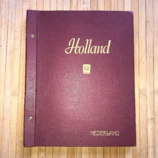 importa - -postzegelalbum Holland 1852-1958