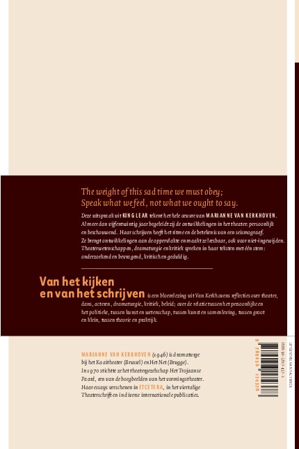 Van het kijken en het schrijven Van het kijken en het schrijven - Marianne van Kerkhoven