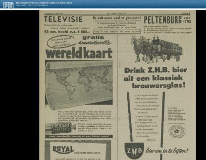 oude Wereldkaart uit circa 1959 - Afbeelding 3